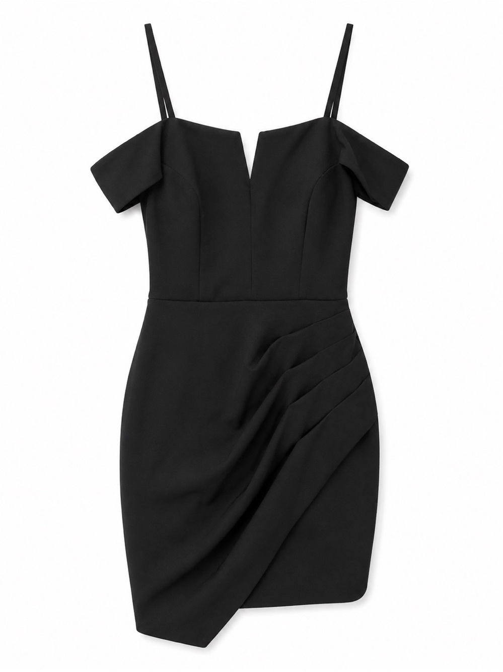 Classic Black Off-Shoulder Dress